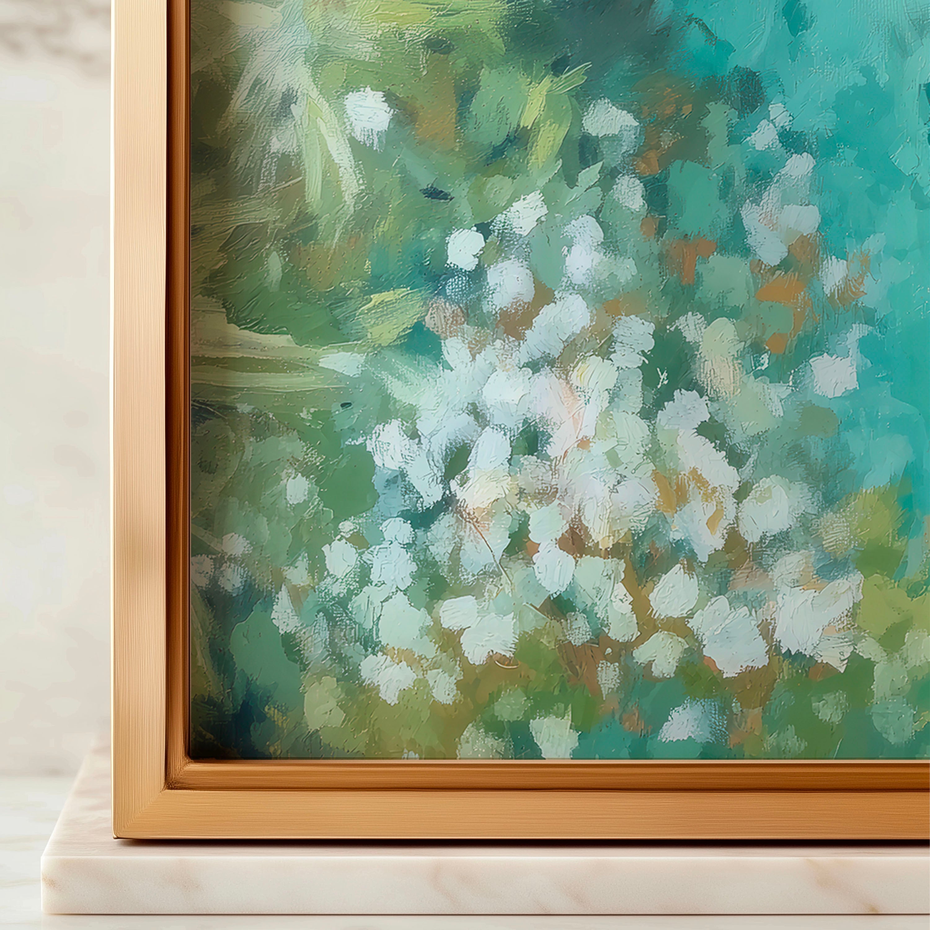 Lazy River Art – Tropical Floating Pool Digital Print